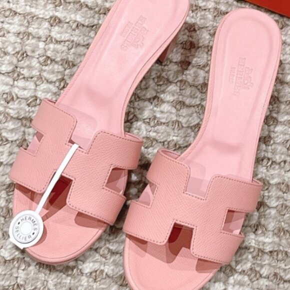 High Brand Inspired Light Pink Sandals – Size 9 - Picture 4 of 5